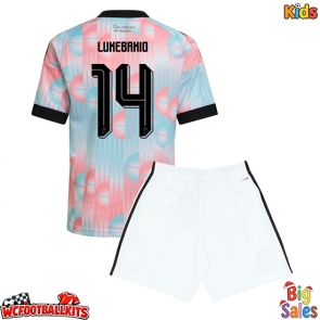 Belgium Dodi Lukebakio #14 Replica Away Stadium Kit for Kids World Cup 2026 Short Sleeve (+ pants)